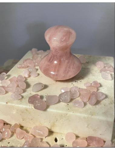 Champignon de Massage Quartz Rose PIERRE DE SOINS VISAGE & MASSAGE