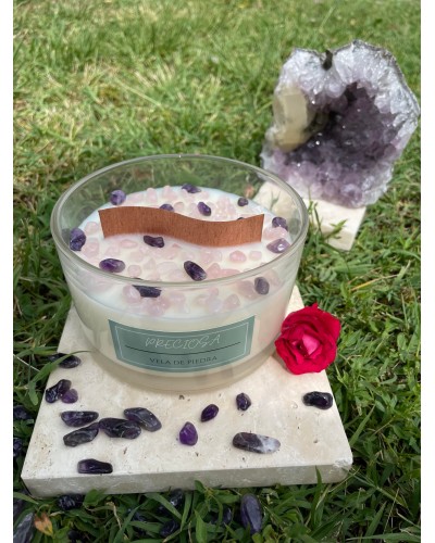 CENTRE TABLE BABY LOVE BOUGIE & FONDANT LITHOTHERAPIE
