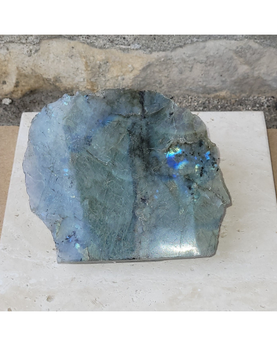 Labradorite 1 Face Polie GÉODES - DRUSES- MINÉRAUX BRUTS