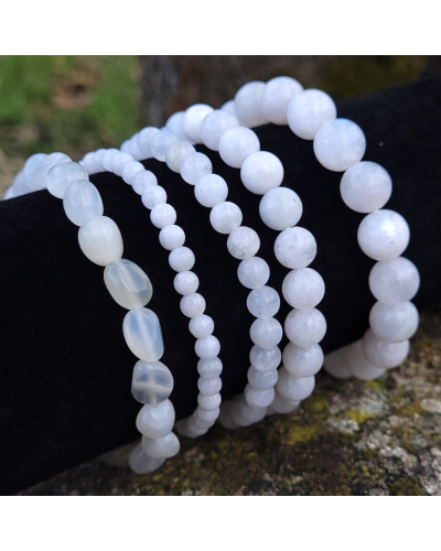 Bracelet Pierre de Lune Blanche Bracelets