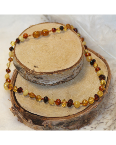 Collier Enfant Ambre 30cm BIJOUX