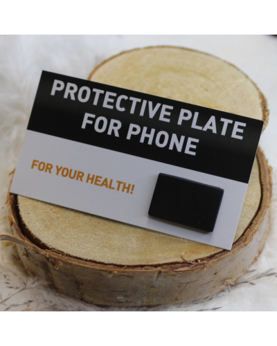 Plaque Shungite Téléphone Rectangle 2cm PORTE-CLÉS & PLAQUE TELEPHONE