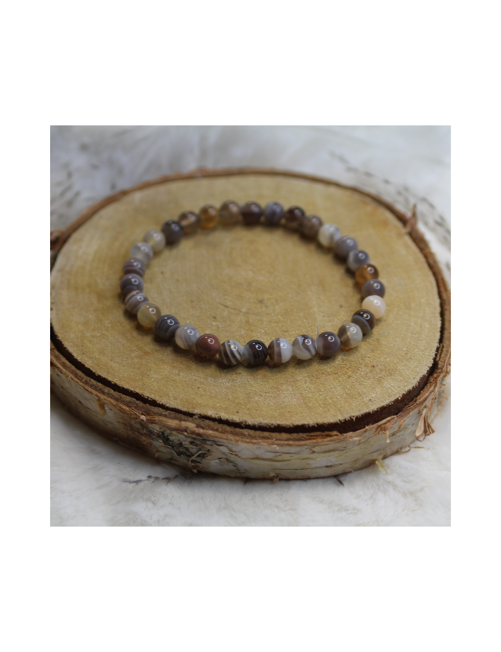 BRACELET AGATE BOTSWANA