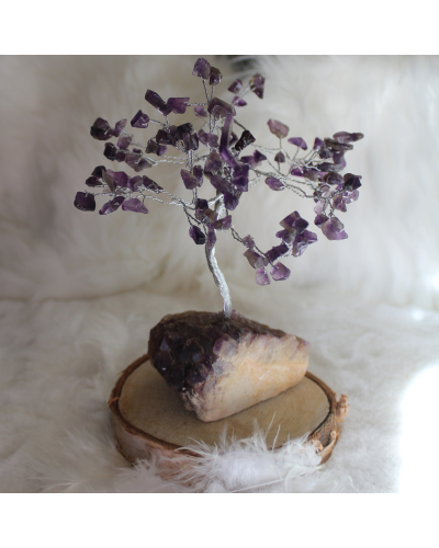 Arbre du Bonheur Améthyste et Druse ARBRE DU BONHEUR