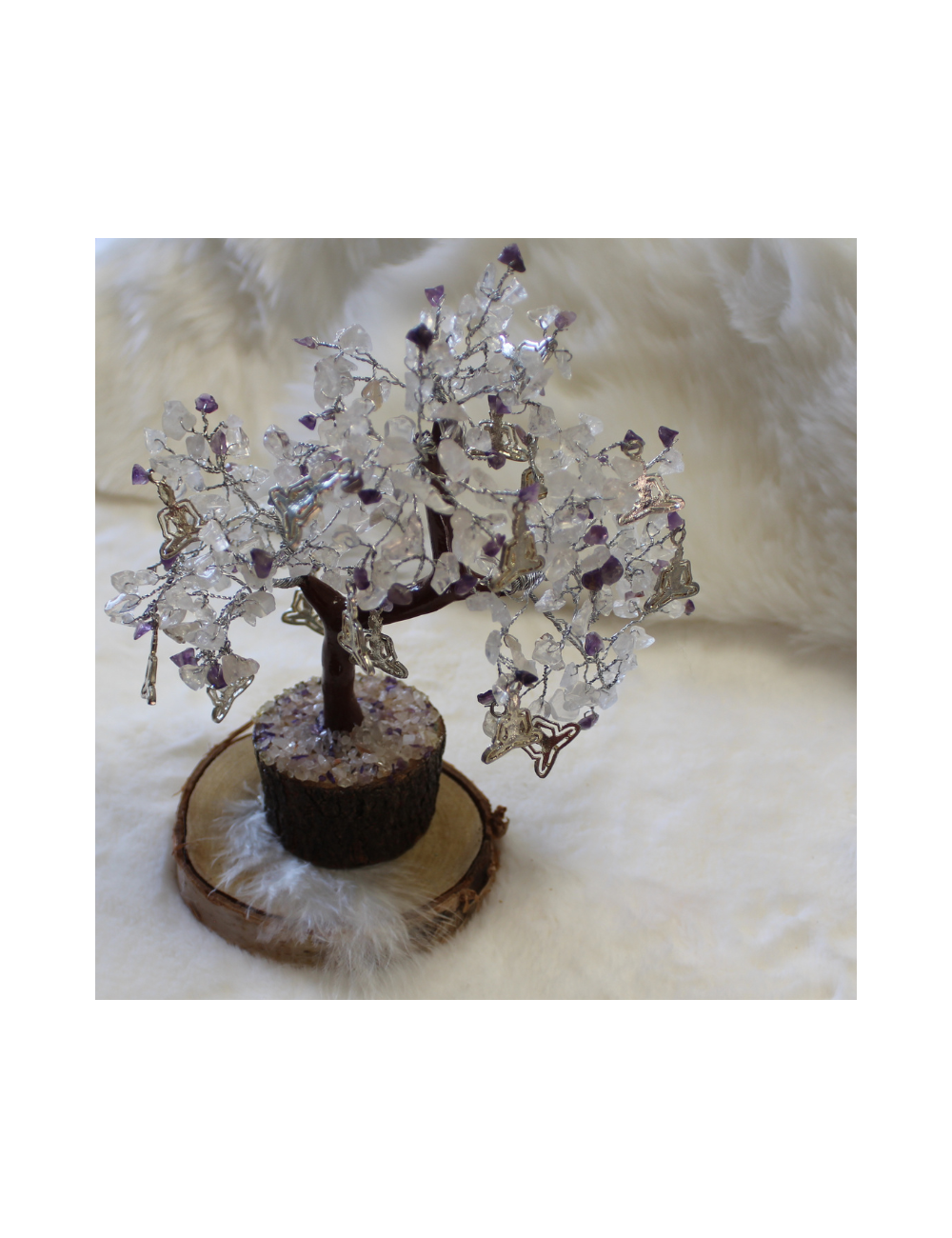 Arbre du Bonheur Améthyste/Cristal YOGA ARBRE DU BONHEUR Arbre du Bonheur Améthyste/Cristal YOGA ARBRE DU BONHEUR