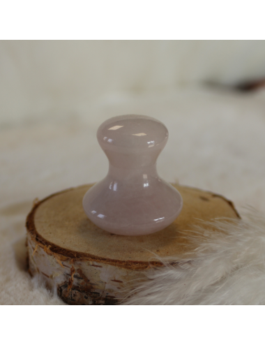 Champignon de Massage Quartz Rose PIERRE DE SOINS VISAGE & MASSAGE