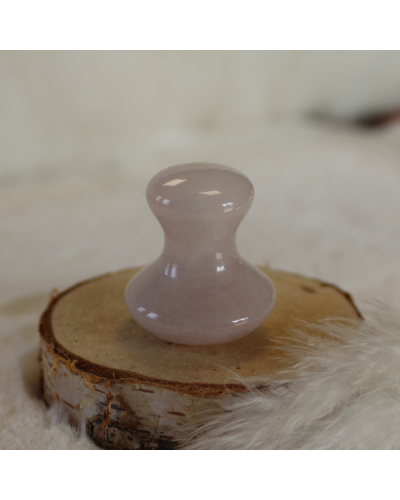 Champignon de Massage Quartz Rose PIERRE DE SOINS VISAGE & MASSAGE