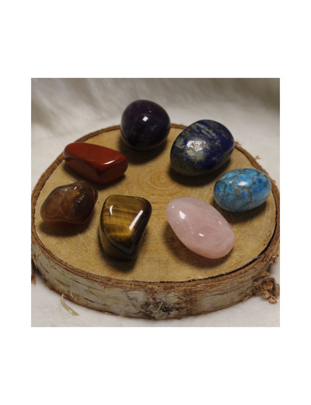 Coffret pierres roulées 7 Chakras PIERRES ROULÉES Coffret pierres roulées 7 Chakras PIERRES ROULÉES