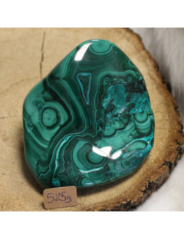 Malachite PIECE UNIQUE 525g GÉODES - DRUSES- MINÉRAUX BRUTS