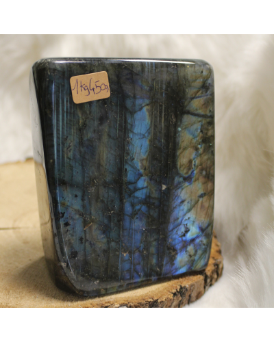 Labradorite Polie 1kg450 GÉODES - DRUSES- MINÉRAUX BRUTS
