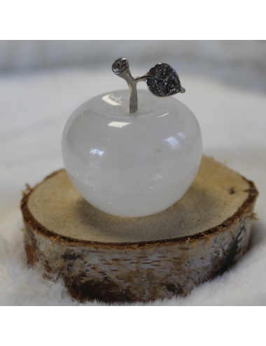 Pomme cristal de roche 45 mm
