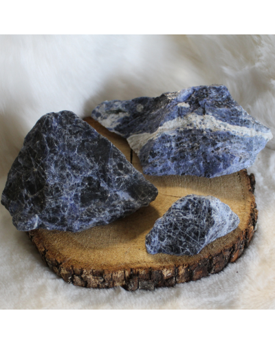 Sodalite Brute GÉODES - DRUSES- MINÉRAUX BRUTS