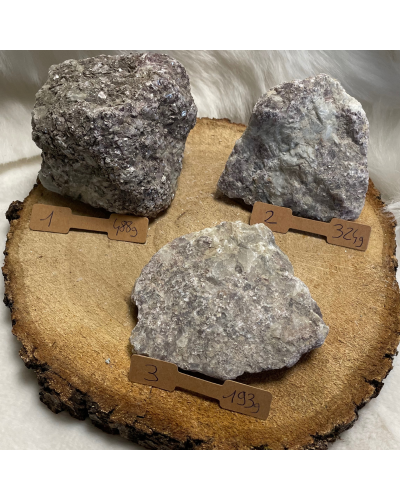 Lépidolite Brute GÉODES - DRUSES- MINÉRAUX BRUTS