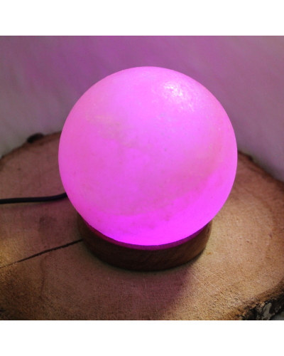 Mini Lampe de Sel USB Sphère Multi 1KG LAMPES