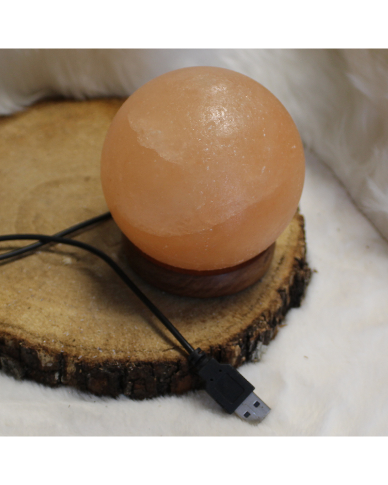 Mini Lampe de Sel USB Sphère Multi 1KG LAMPES