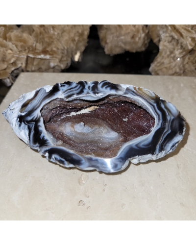 Géode Agate GÉODES - DRUSES- MINÉRAUX BRUTS