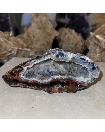 Géode Agate GÉODES - DRUSES- MINÉRAUX BRUTS