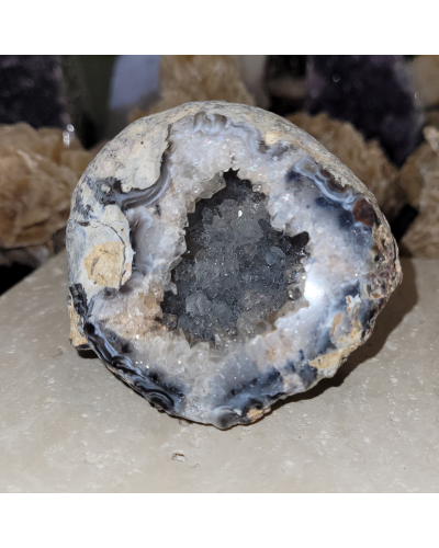 Géode Agate GÉODES - DRUSES- MINÉRAUX BRUTS