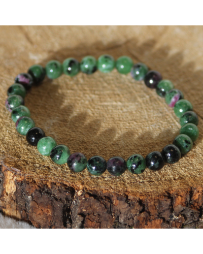 Bracelet Rubis Zoïsite 6mm Bracelets