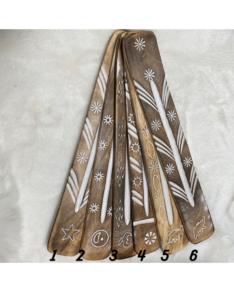 Porte encens Bois PURIFICATION MINERAUX