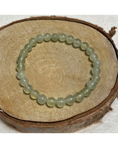 Bracelet Jade verte 6 mm Bracelets