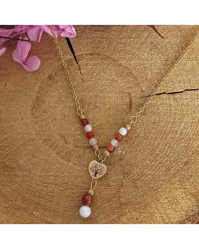 PERSONNALISE TON Collier Lithothérapie Collier / Pendentif