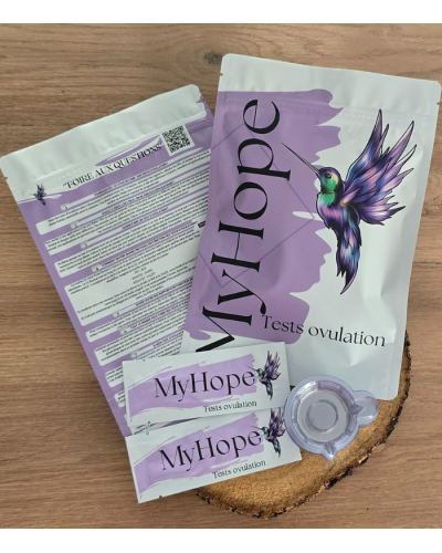 50   TESTS D'OVULATION+       20 COUPELLES URINE ACCUEIL