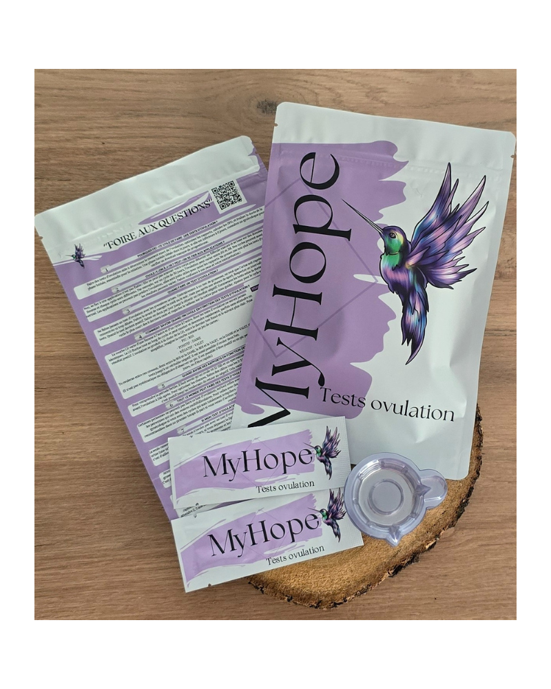 50   TESTS D'OVULATION+       20 COUPELLES URINE ACCUEIL