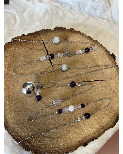 Bola de grossesse personnalisable en pierre naturelle – Création artisanale unique