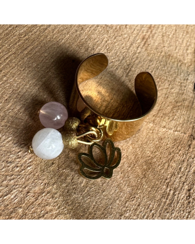 Bague Lithothérapie Pierre Naturelle – Ajustable & Énergétique