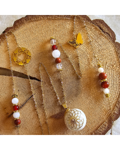 Bola Lithothérapie UNIQUE Pierre de Lune – Quartz – Cristal  Douceur & Lien Sensoriel Maman-Bébé