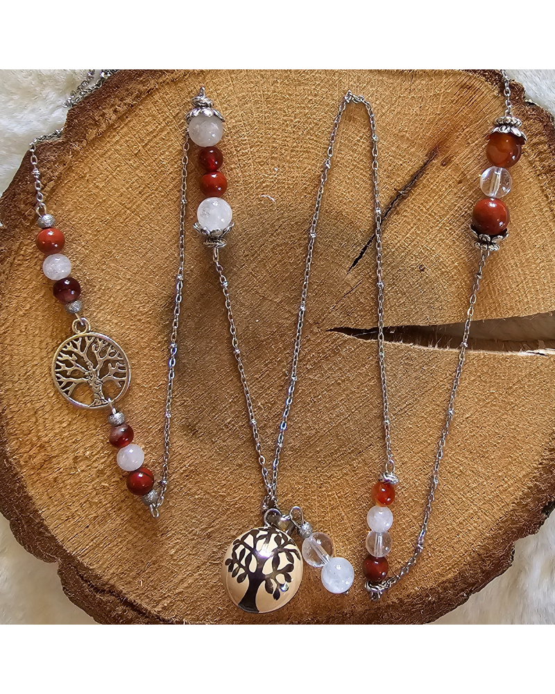 Bola Lithothérapie UNIQUE Pierre de Lune – Quartz – Cristal  Douceur & Lien Sensoriel Maman-Bébé