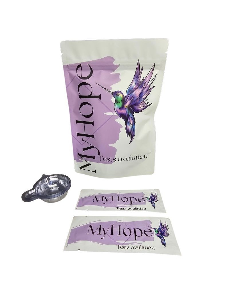 Lot 50 Tests d’Ovulation + 20 Coupelles – Compatible Applis Fertilité – MyHope