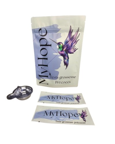Lot 20 Tests de Grossesse Précoces + 10 Coupelles – Haute Sensibilité – MyHope