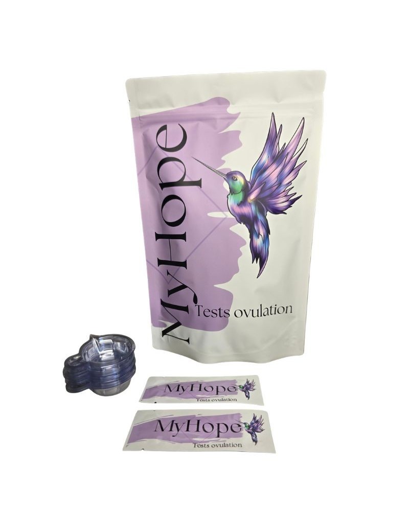Lot 100 Tests d’Ovulation + 40 Coupelles – Compatible Applis Fertilité – MyHope