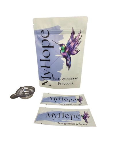10 Tests Grossesse Précoces MyHope – Ultra Sensibles hCG 10 mUI/ml – Résultat Fiable