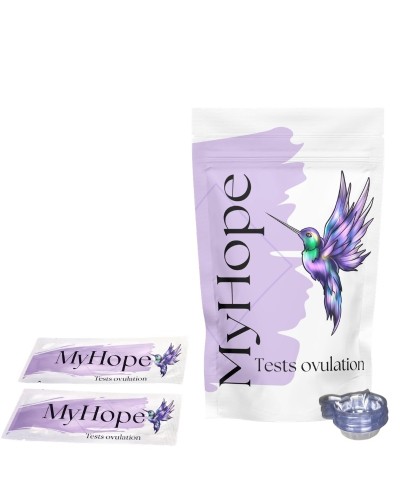 Lot 50 Tests d’Ovulation + 20 Coupelles – Compatible Applis Fertilité – MyHope