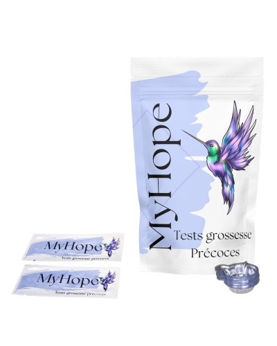 40 Tests Grossesse Précoces MyHope – Ultra Sensibles hCG 10 mUI/ml – Résultat Fiable
