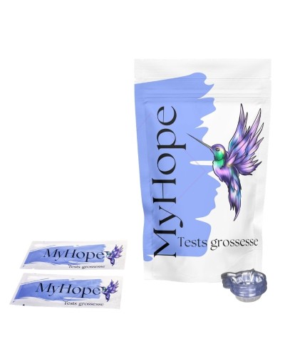 Lot 40 Tests de Grossesse Classiques + 20 Coupelles – Fiabilité & Clarté – MyHope
