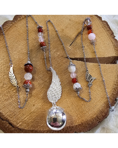 Bola Lithothérapie UNIQUE Pierre de Lune – Quartz – Cristal  Douceur & Lien Sensoriel Maman-Bébé