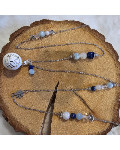 Bola Lithothérapie UNIQUE Pierre de Lune – Quartz – Cristal  Douceur & Lien Sensoriel Maman-Bébé