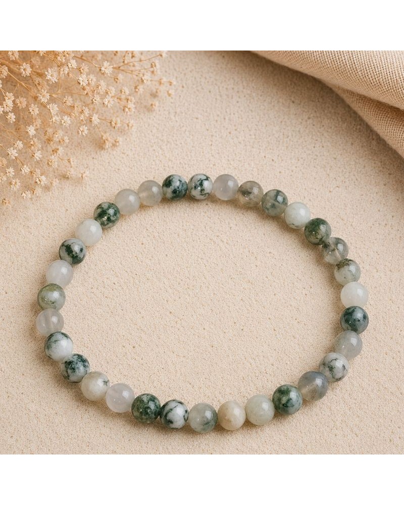 Agate Arbre – Pierre de Paix & Connexion à la Terre | Lithothérapie & Abondance Naturelle