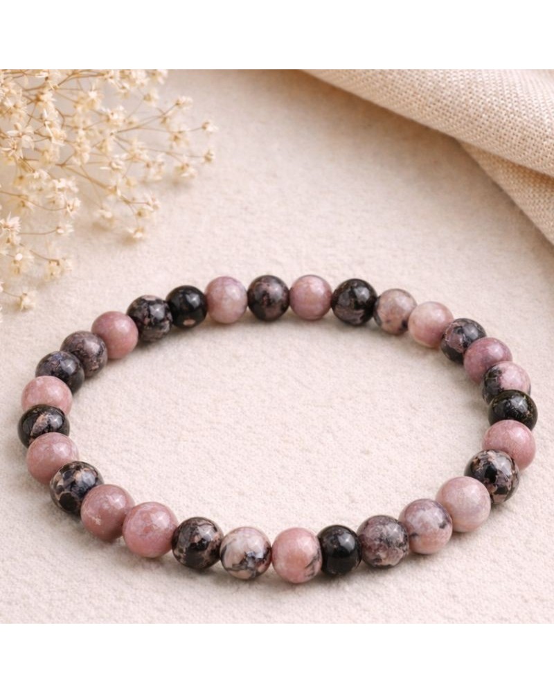 Rhodonite – Pierre du Cœur, Guérison Émotionnelle & Confiance en Soi | Lithothérapie