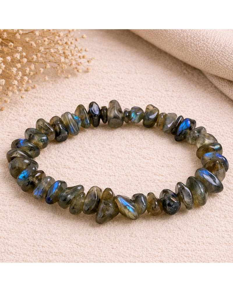 Bracelet Baroque Labradorite – Protection & Intuition