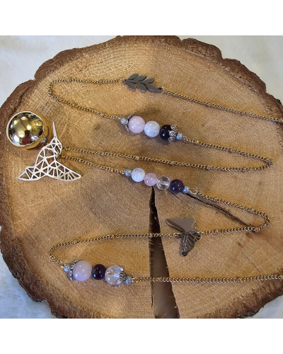 Bola Lithothérapie UNIQUE Pierre de Lune – Quartz – Cristal  Douceur & Lien Sensoriel Maman-Bébé