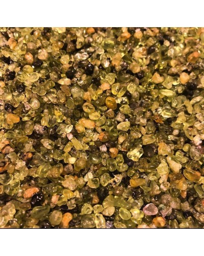 Péridot 2-4 mm VRAC PIERRE NATURELLE