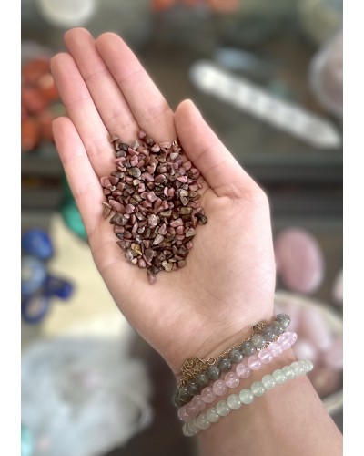 Rhodonite 3-4 mm VRAC PIERRE NATURELLE