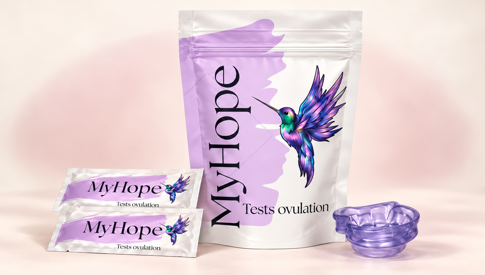 Découvrir les tests d’ovulation MyHope avec sachets individuels et coupelle de recueil d’urine
