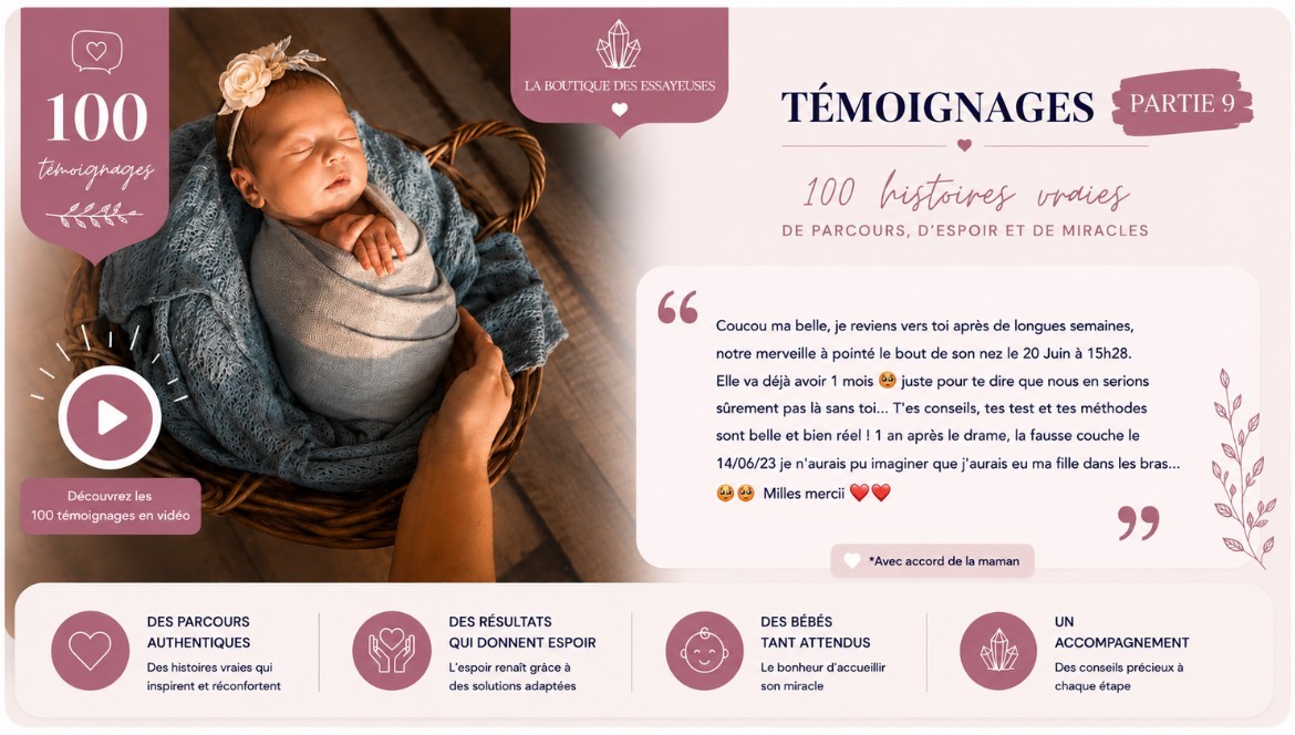 Témoignages clients My Hope – Partie 9 | Tests de grossesse et d’ovulation